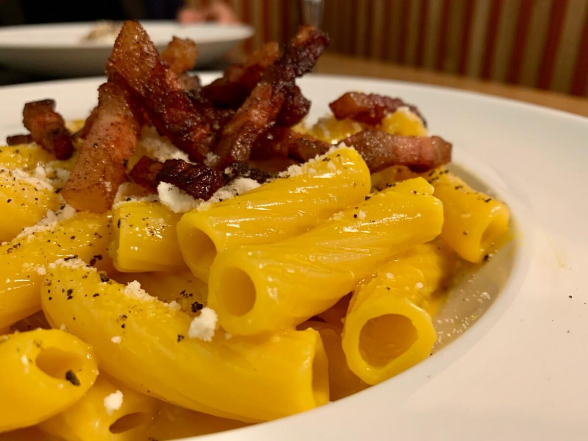 Original Carbonara Uncovered: Fresh Pasta & Cooked Eggs